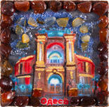 Souvenir magnet “Evening lights of the Odessa Opera House”