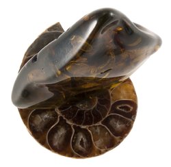 Сувенір з бурштину на підставці