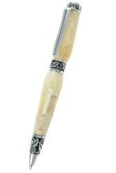 Шариковая ручка из янтаря «Виноградная лоза»
