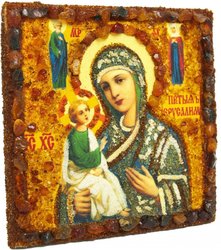 Сувенирный магнит-оберег «Иерусалимская икона Божией Матери»