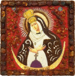 Сувенірний магніт-оберіг «Остробрамської ікона Божої Матері»