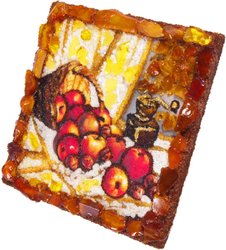 Сувенирный магнит «Натюрморт. Яблоки и орехи»