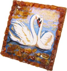 Souvenir magnet “Swans”