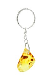 Keychain with translucent amber