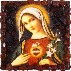 Сувенирный магнит-оберег «Пресвятое Сердце Марии»