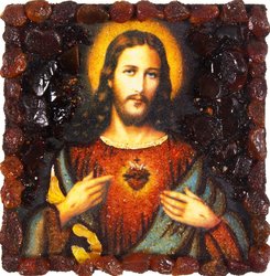 Сувенірний магніт-оберіг «Пресвяте Серце Ісуса»