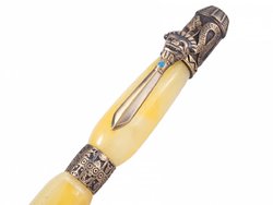 Pen decorated with amber SUV000158
