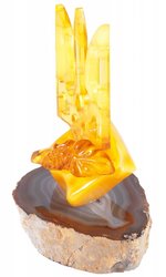 Сувенір «Тризуб із бурштину»