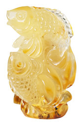 Souvenir amber figurine “Fish”