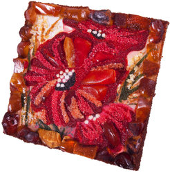 Souvenir magnet “Red Flowers”