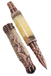 Pen decorated with amber SUV001039-001