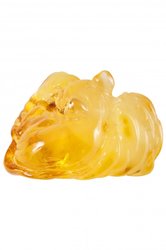 Souvenir carved from amber stone “Dog”