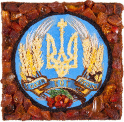 Magnet with amber М-37-ктл