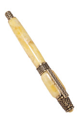 Amber fountain pen “Weave”