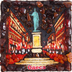 Сувенирный магнит «Памятник Дюку де Ришелье. Одесса»