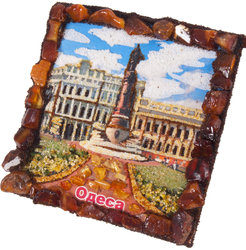 Souvenir magnet “Catherine Square. Odessa"