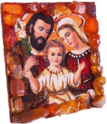 Souvenir magnet-amulet “Holy Family”