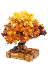 Amber bonsai tree