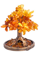 Сувенирное янтарное дерево