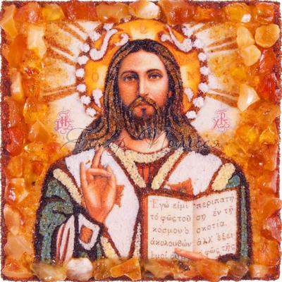Сувенірний магніт-оберіг «Ісус Христос» (Іверська ікона)