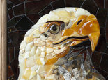 Картина з каменів бурштину «Орел»
